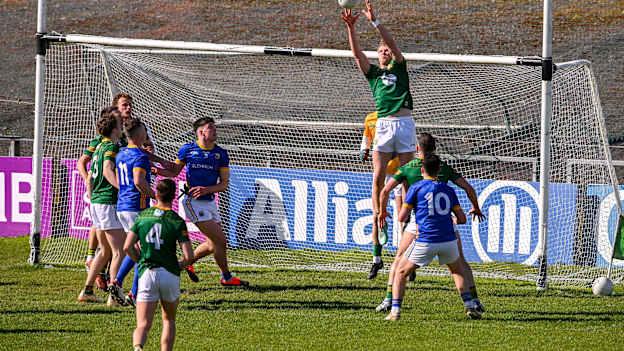 Cian McBride in action in the closing stages of the 2024 Leinster SFC Round 1 match between Longford and Meath at Glennon Brothers Pearse Park in Longford. Photo by Ray McManus/Sportsfile