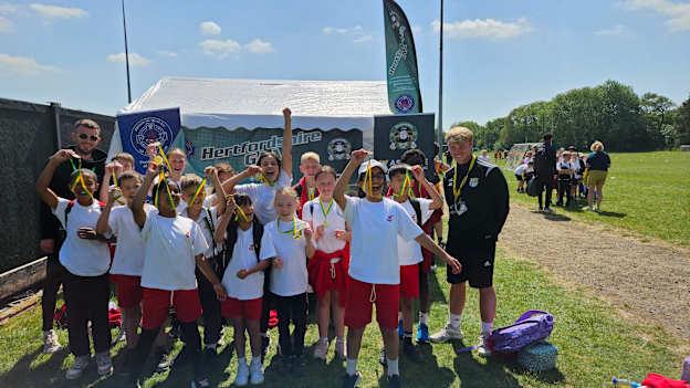 Almost 2,000 boys and girls took part in the All-Hertfordshire Competition earlier this month. 