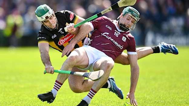 Cathal Mannion in action against Kilkenny's Paddy Deegan in last year's Leinster SHC. Photo by David Fitzgerald/Sportsfile