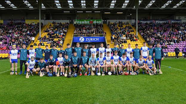 The Waterford squad before the Electric Ireland All-Ireland minor semi-final against Kilkenny. Photo by Matt Browne/Sportsfile
