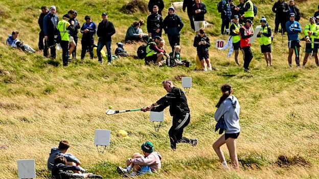 Brendan Cummins in action during the M. Donnelly All-Ireland Poc Fada final. Photo by Piaras Ó Mídheach/Sportsfile