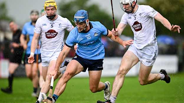 Kildare and Dublin in action during this season's All-Ireland SHC preliminary quarter-final tie at Cedral St Conleth's Park in Newbridge. Photo by Piaras Ó Mídheach/Sportsfile
