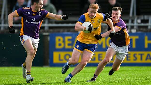 Conor McHugh on football duty for Na Fianna against Kilmacud Crokes in 2024. Photo by Stephen Marken/Sportsfile