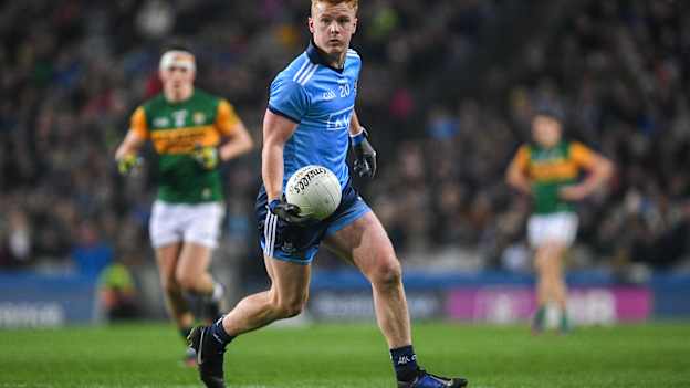 Conor McHugh playing for the Dublin senior footballers in 2020. Photo by Ramsey Cardy/Sportsfile