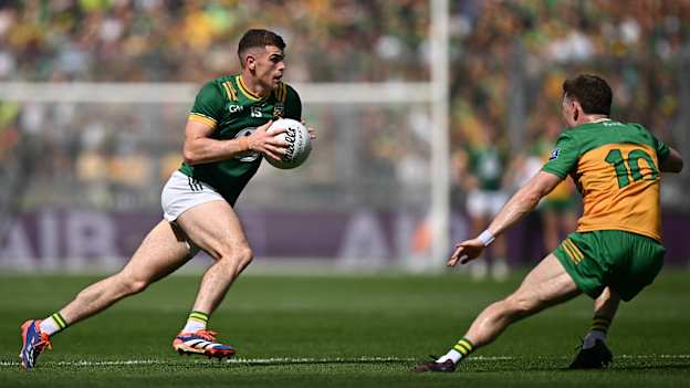 Summerhill's Eoghan Frayne in action for Meath against Donegal in this year's All-Ireland SFC semi-final. Photo by Seb Daly/Sportsfile