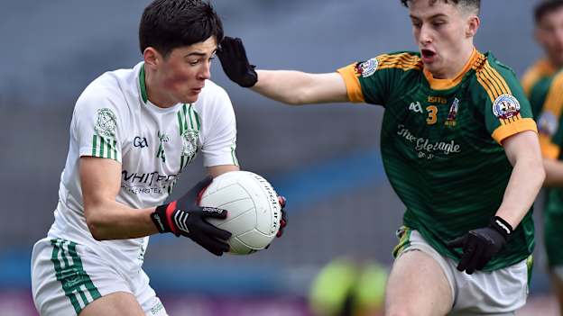 Barry O'Connor (left) of St. Peter's College, Wexford in action against Chris O'Donoghue of St Brendan's College, Killarney during the 2017 Masita GAA All-Ireland Post Primary Schools Hogan Cup Final at Croke Park. Photo by Matt Browne/Sportsfile