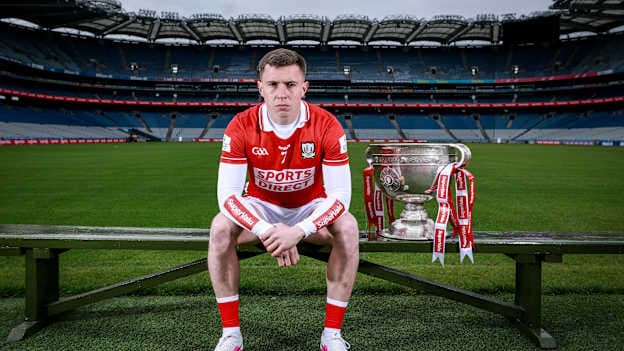 Pictured is Luke Fahy, Cork footballer, in Croke Park at SuperValu’s launch of the Senior Football Championship. SuperValu has launched the “real nourishment” campaign to improve nutrition confidence. New research conducted by SuperValu shows Irish parents with children involved in sport and over 400 intercounty GAA players highlights that sourcing trusted information on nutritional support for performance is a shared challenge across all levels.