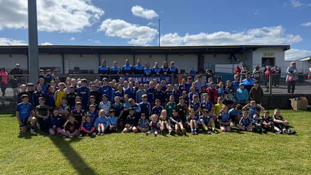 Participants at a recent Go Games Rounders taster session for children in Cavan. 