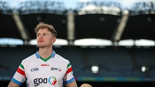 Dublin hurler Conor Burke, picured at the announcement that McKvr is the Exclusive Apparel Partner of the Gaelic Players Association (GPA).