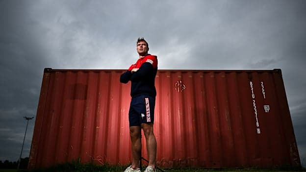 Louth footballer Conor Grimes during a media event at Cullen Autoparts Louth GAA Training Centre in Darver, Louth. Photo by David Fitzgerald/Sportsfile