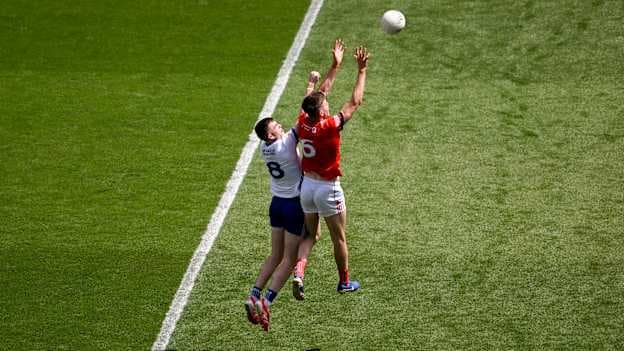 Dara McDonnell of Louth in action against Monaghan. Photo by Daire Brennan/Sportsfile