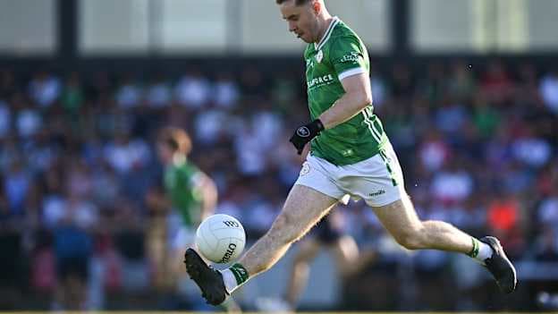 Ryan McCready of London during the GAA Football All-Ireland Junior Championship semi-final match between New York and London at the GAA National Development Centre in Abbotstown, Dublin. Photo by Piaras Ó Mídheach/Sportsfile