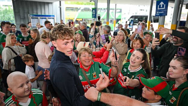 Kobe McDonald doing his best to process Mayo's landmark win