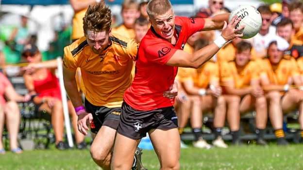 Gaelic football action from the 2025 USGAA Finals. 