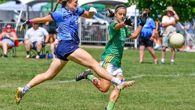 Ladies Football action from the 2025 USGAA Finals. 