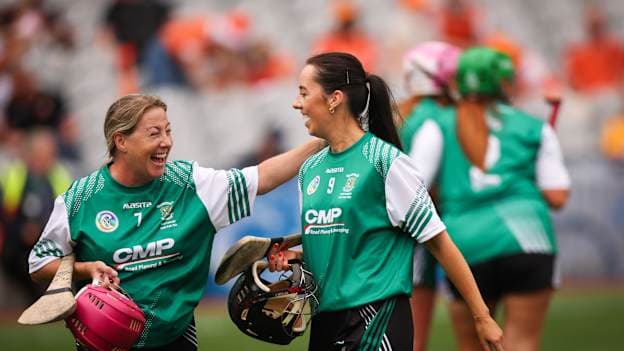 Social camogie teams from around the country played in Croke Park on All-Ireland Final day this year. 