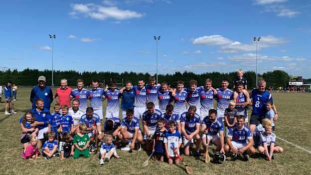 Fourmilewater celebrate after winning the Waterford Junior B Hurling Championship Final last weekend. 