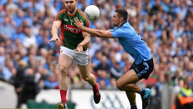 Séamus O'Shea in action against Dublin's James McCarthy during their 2015 All-Ireland  SFC semi-final tie. Picture credit: Ramsey Cardy / SPORTSFILE