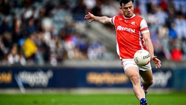 Conor O'Brien of Cuala during the Dublin SFC 1 semi-final match between Ballyboden St Endas and Cuala at Parnell Park in Dublin. Photo by Shauna Clinton/Sportsfile