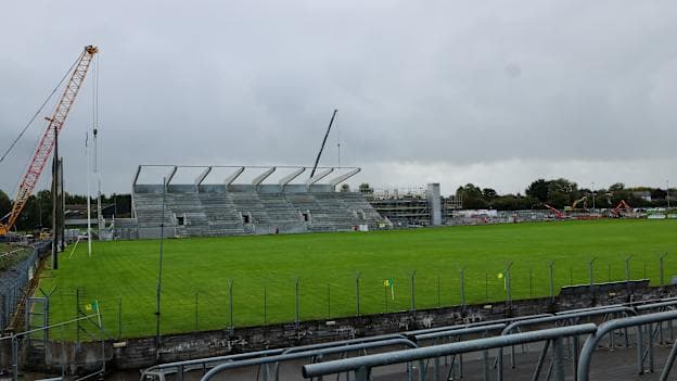 The pristine Páirc Tailteann pitch won't be affected during construction work.