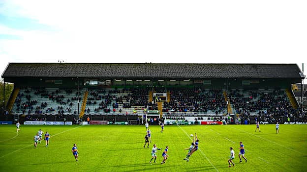 Meath's Summerhill took on Killoe Young Emmets of Longford in the 2025 AIB Leinster club SFC, one of the last games to be played at Páirc Tailteann before redevelopment work. Photo by Shauna Clinton/Sportsfile