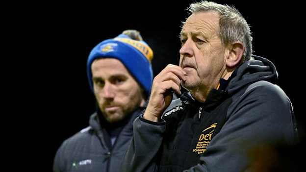 Seán Fox on the line for DCU. Photo by Piaras Ó Mídheach/Sportsfile