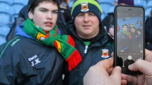 Rochford with a young Mayo fan