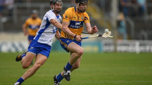 Darragh Fives and Tony Kelly in action during the Munster SHC semi final.