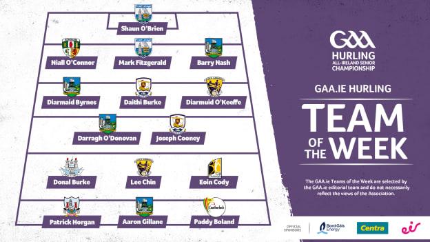 This week's GAA.ie Hurling Team of the Week.