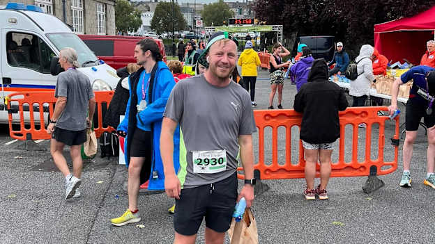 Peter Ryan's training for his Malin to Mizen Head run has gone smoothly. 