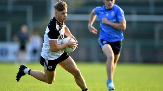 Kilcoo's Jerome Johnston in Down Senior Football Championship action against Mayobridge at Pairc Esler.