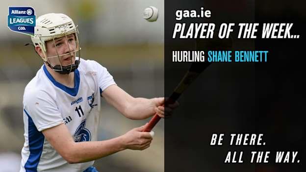 Shane Bennett has earned a second Hurling Player of the Week award in a month.
