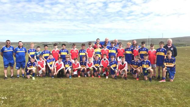 Parnells U13 footballers travelled to Belmullet last year.
