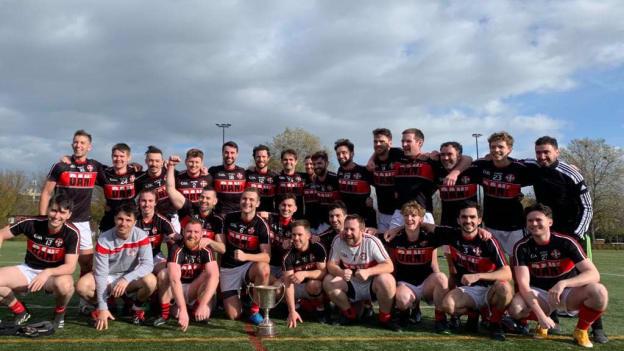 The Amsterdam GAC footballers who will take on Dublin champions, St. Marks, in the first round of the AIB Leinster Junior Football Club Championship on Saturday. 
