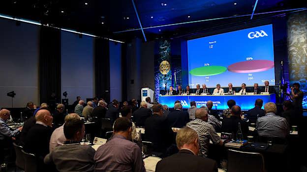Delegates vote at the 2018 Annual Congress at Croke Park.