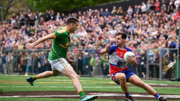 Jamie Clarke scored five points for New York, who were beaten by Leitrim at Gaelic Park.