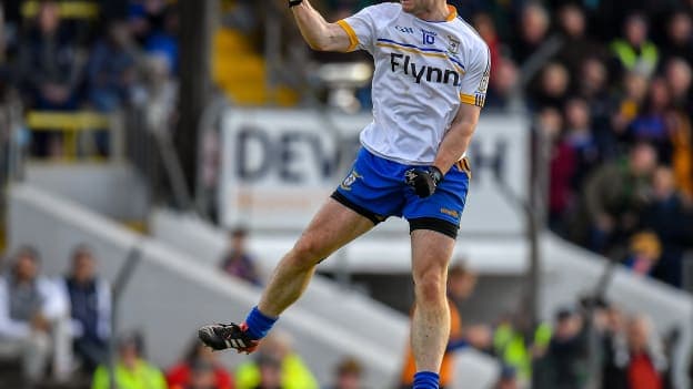 Ratoath's Eamon Wallace celebrates at Pairc Tailteann.