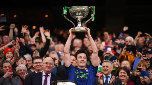 Diarmuid O'Connor captained Mayo to Allianz Football League glory.