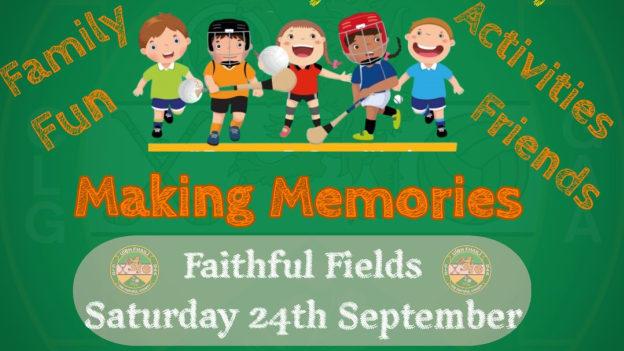 All U6 players in Offaly will get an opportunity to play at the Faithful Fields on Saturday.