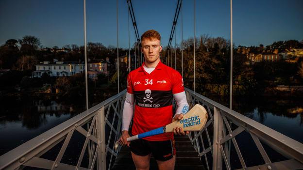Iarlaith Daly pictured at the launch of the 2022 Electric Ireland Fitzgibbon, Sigerson and Higher Education GAA Championships.