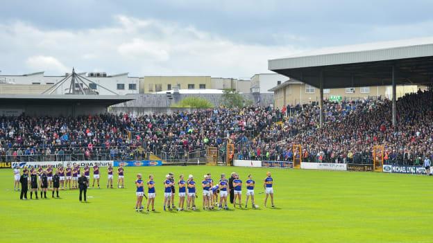 The Tipperary and Wexford teams pictured at Nowlan Park last Sunday.