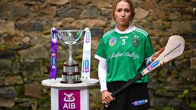 Laura Ward, Sarsfields, Galway, pictured ahead of this weekend’s AIB Camogie All-Ireland Senior Club Championship final and for the release of the second episode of ‘Meet #TheToughest’, a new content series from AIB that will showcase some of the final stages of this year’s AIB Camogie All-Ireland Club Championships, through footage captured by cameras worn by players for the first time in Gaelic Games. Photo by Ramsey Cardy/Sportsfile