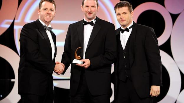 Brendan Cummins pictured receiving his 2008 All-Star. 