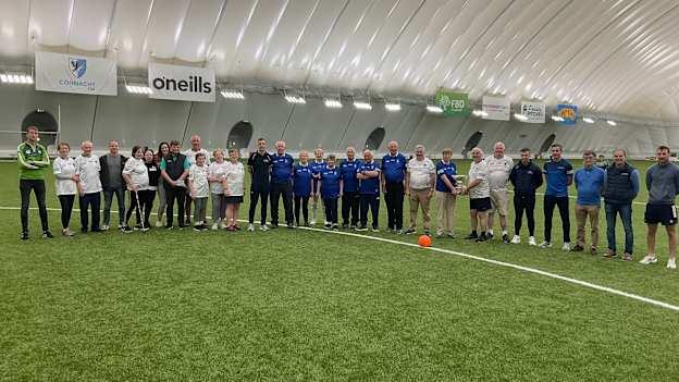A Walking Gaelic Football match took place at the University of Galway Connacht GAA Air Dome this week.