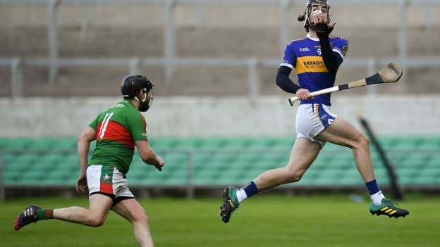 Ben Conneely in action for St. Rynagh's during the 2019 Offaly SHC final against Birr. 