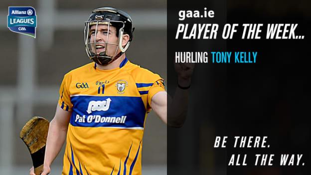Hurling Player of the Week Tony Kelly.