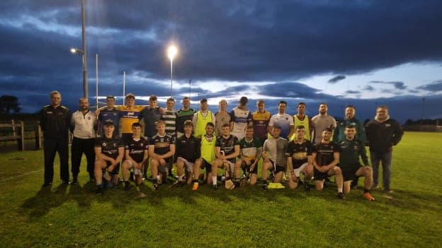 The St Ciaran's panel pictured at a training session ahead of the Mayo SHC which commences on Saturday.