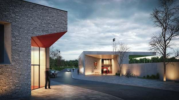 An artist's impression of the planned Down GAA Centre of Excellenc at Ballykinlar. 