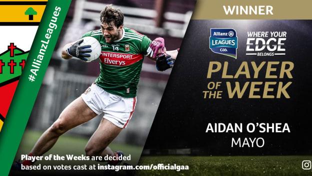 GAA.ie Footballer of the Week Aidan O'Shea.