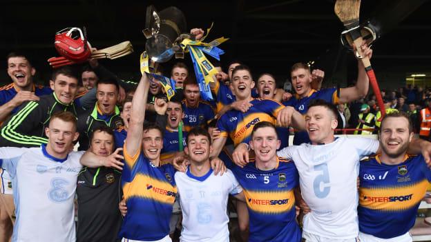 Tipperary celebrate their Munster Senior Hurling Final victory.